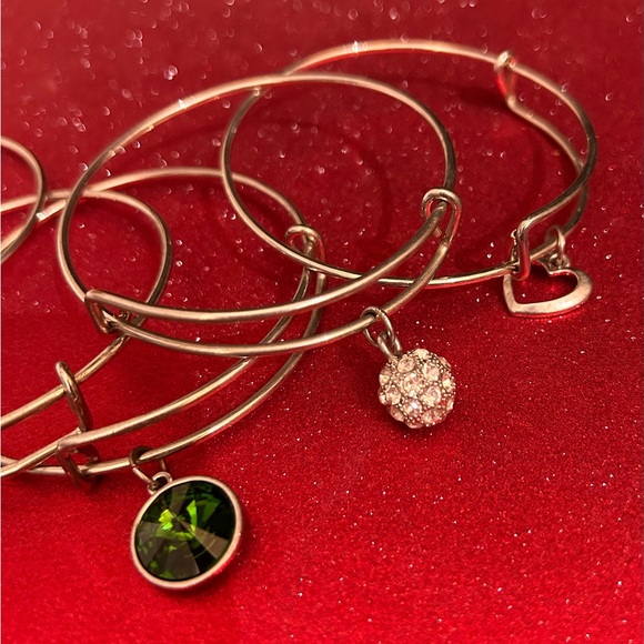 Set of silver charm bracelets - Picture 3 of 4